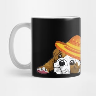 Cute dog bulldog mexico cinco de mayo Mug